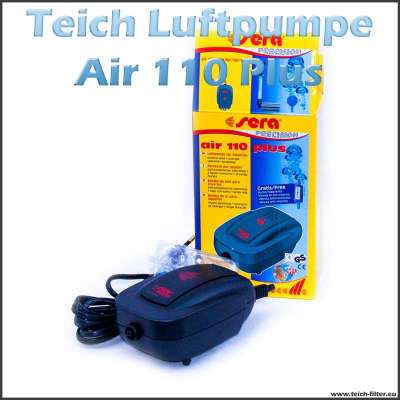 Sera Air 110 Plus Luftpumpe für Teich und Aquarium