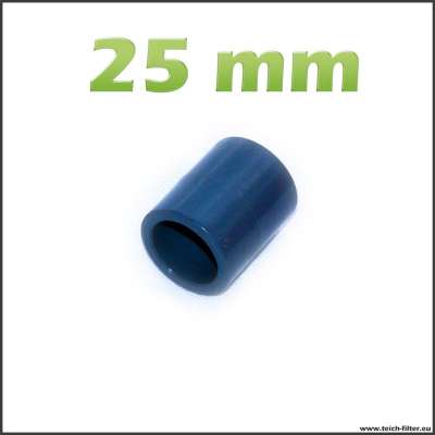 25 mm Muffe als Verbinder aus PVC Kunststoff