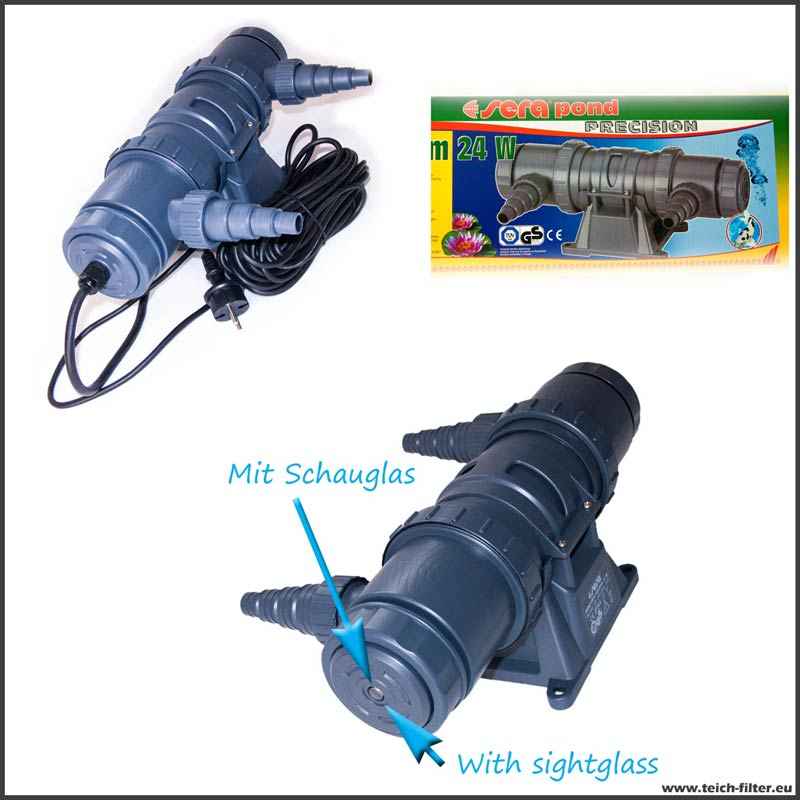 24 Watt UVC Klärer Sera für Teiche Teichfilter