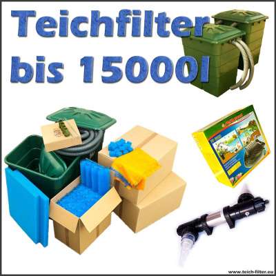 Teichfilter 15000 Liter Premium