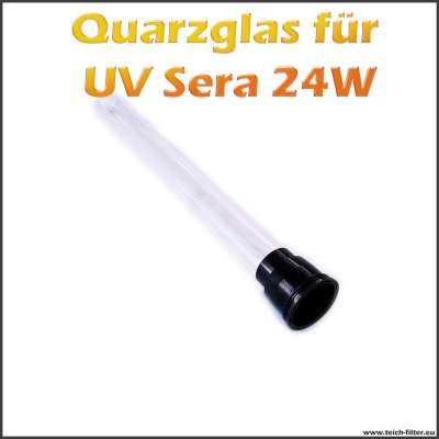 Quarzglas für Sera UVC Klärer mit 24 Watt Leistung