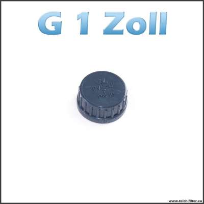 G 1 Zoll Verschlusskappe aus PVC von VDL