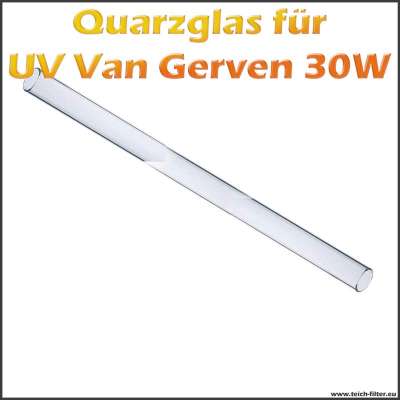 Quarzglasrohr für 30W Van Gerven TL UV Klärer