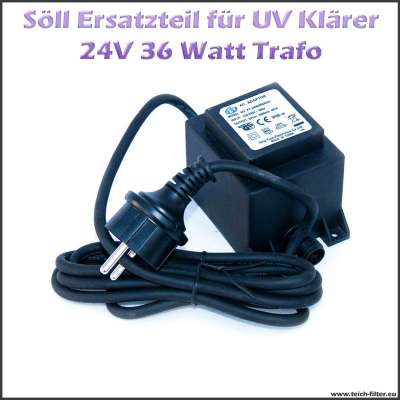 15258 Ersatz Trafo 36W 24V für Söll UV Klärer