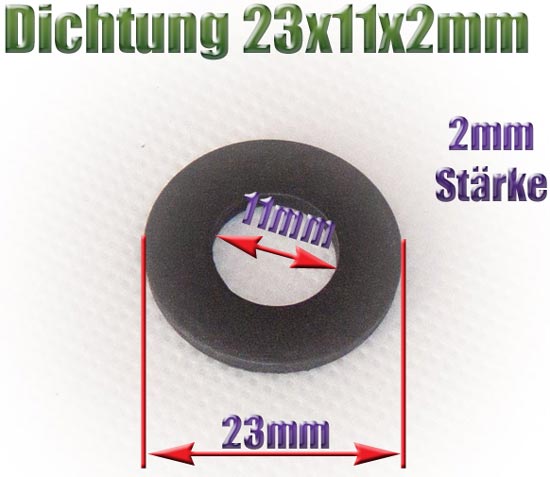 EPDM Runddichtung NW110 mit Dichtlippe -  - Die