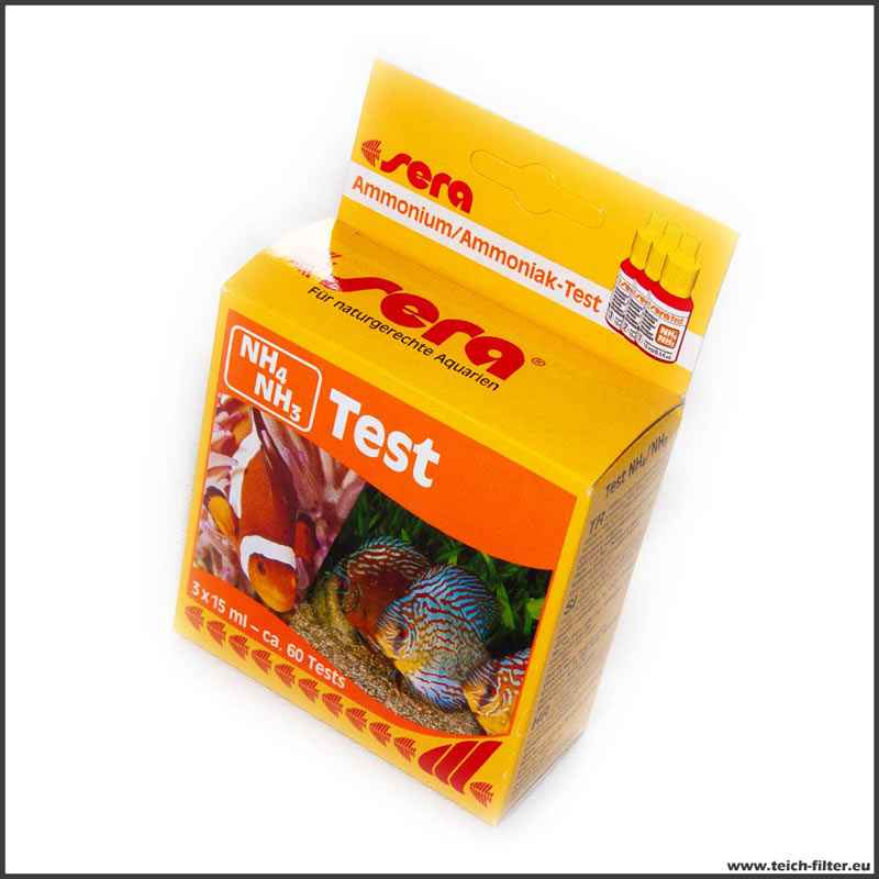 Sera Pond NH4 und NH3 (Ammonium und Ammoniak) Wassertest für Süsswasser