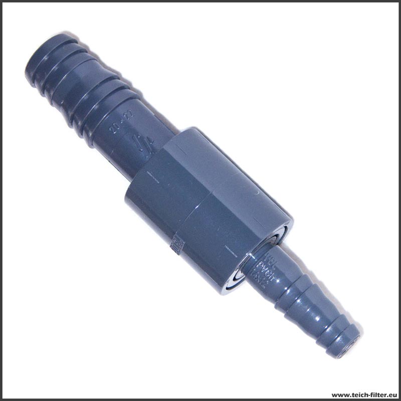 Schlauchverbinder Gerade Reduzierer 14 mm 12 mm Kunststoff Verbindungsstück 