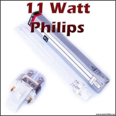 11 Watt Philips UV Lampe für Teich und Aquaristik