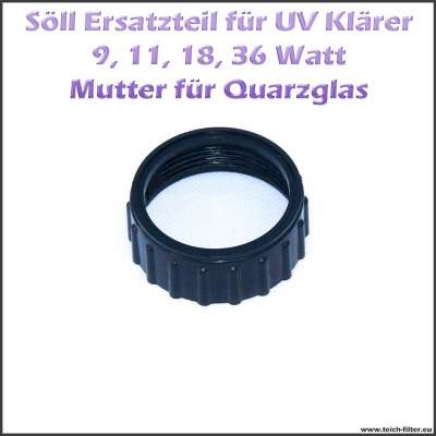 Ersatzteil 16656 Mutter für Quarzgläser am Söll UV Klärer