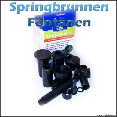 Springbrunnen Set für Teich