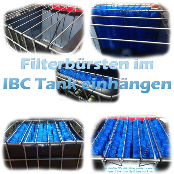 Tankfilter mit einem Durchmesser von 20 cm x 12 cm tief