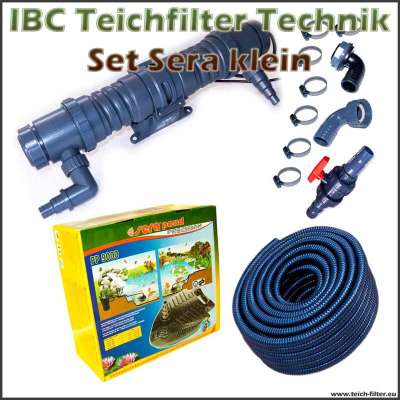 IBC Teichfilter Technik Set Sera klein bis 150000 Liter