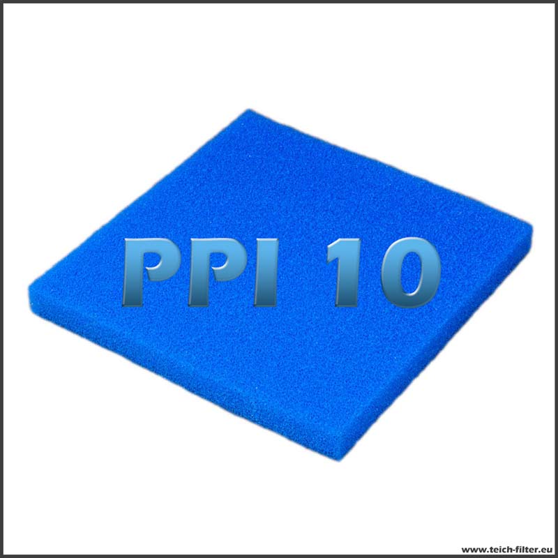 Filterschaum Filtermatte - Blau 50 x 50 x 3 cm fein (ppi 30