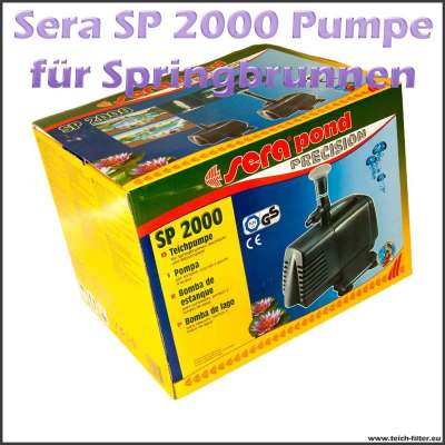 SP 2000 Pumpe für Springbrunnen im Teich