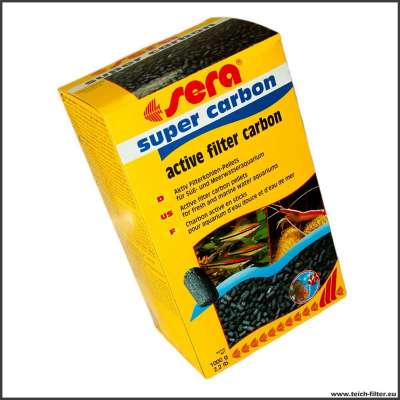 1000 g Sera Pond Aktivkohle für Wasserfilter Teichfilter