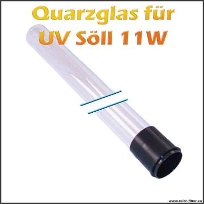 Quarzglas für 11W UVC Wasserklärer von Söll