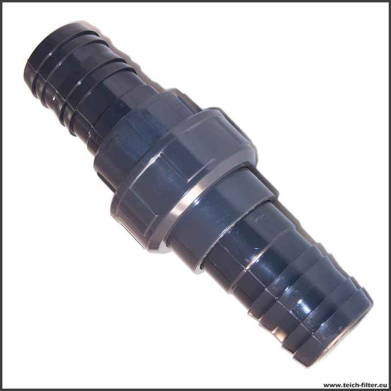 50 mm (2 Zoll) Gewinde Schlauchverbinder für Spiralschläuche am Teich
