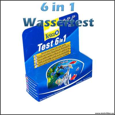 6in1 Wasserteststreifen Tetra für Teich