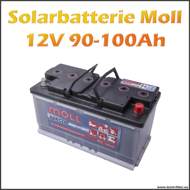 Solarbatterie 90-100Ah 12V Moll für Wohnmobil