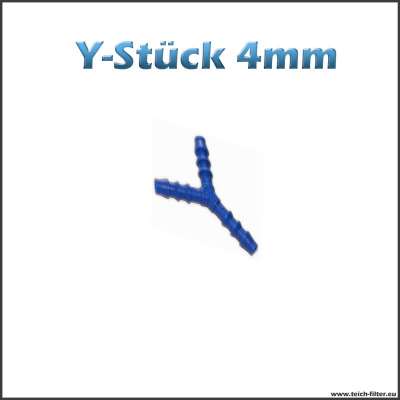 Y-Stück 4 mm aus Kunststoff