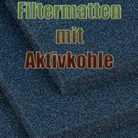 Filtermatten für Teichfilter, Aquarium und Wasser als Zuschnitt oder  Rollenware