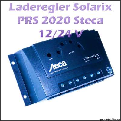 Steca Solar Laderegler Solarix PRS 2020 für 12V bis 24V und 20A im Wohnwagen