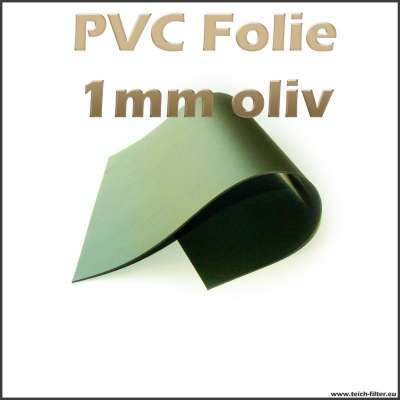 PVC Teichfolie 1mm oliv grün