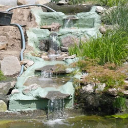 4500-Liter Förderpumpe für Teichfilter Bachlauf Wasserfall Gartenteich Koiteich 