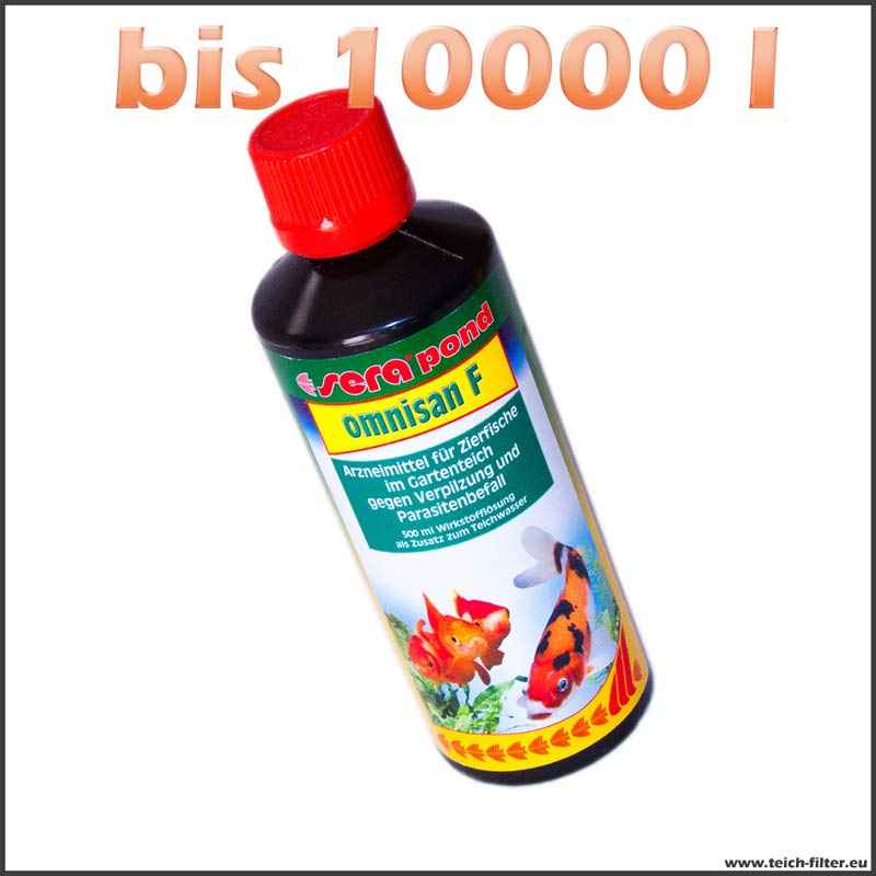 500 ml Sera Omnisan F für 10000 l Teichwasser Teichfilter