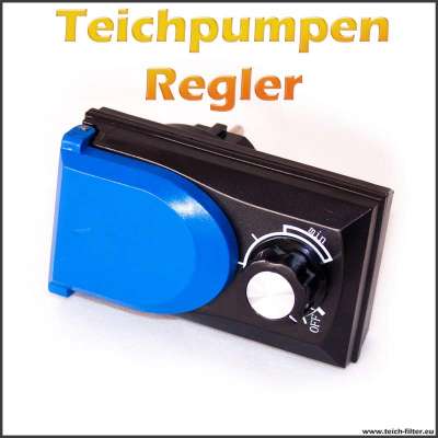 Steckdose für Teichpumpen regelbar