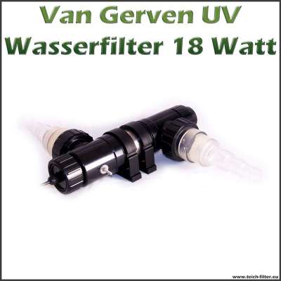 18 Watt Van Gerven UV Wasserfilter Koi Professional Reflex