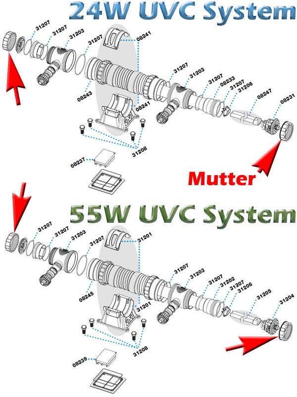 sera-24-55-w-uvc-system-mutter-fuer-gehaeuse