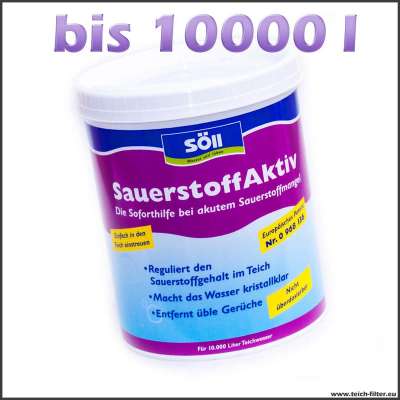 1 kg Sauerstoff Aktiv für bis zu 10000 l Teichwasser