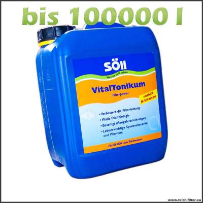 10 l Vitaltonikum für 100000 l Teichfilter von Söll