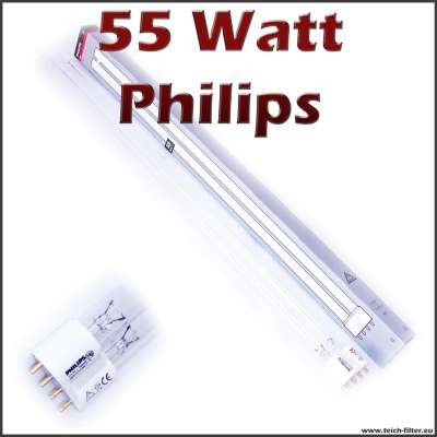 55 Watt UV Lampe Philips für UVC Klärer