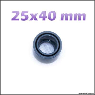 25 x 40 mm Reduzierung als Adapter aus Kunststoff
