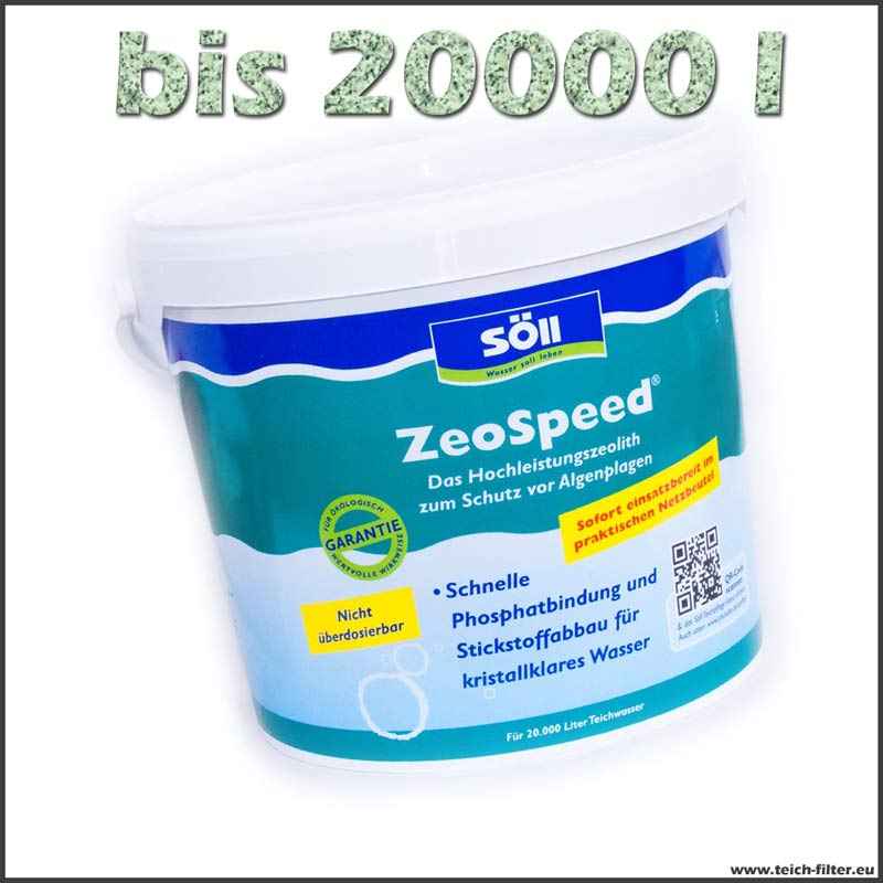 10 kg Söll Zeospeed Zeolith bis 20000 l Teichfilter