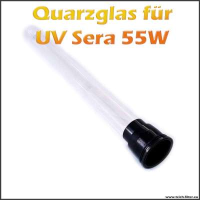 Quarzglas für Sera 55W UVC Klärer