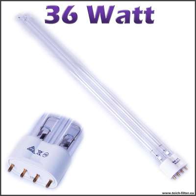 36 Watt UV Lampe gegen Algen