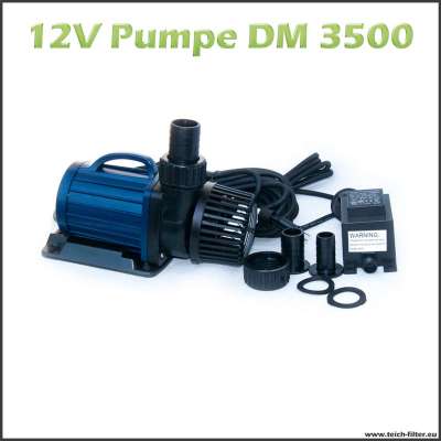 Teichpumpe 12V DM 3500 für Schwimmteich