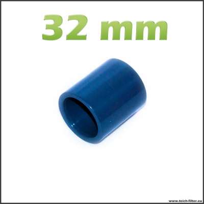 32 mm Muffe aus PVC Plastik als Verbinder