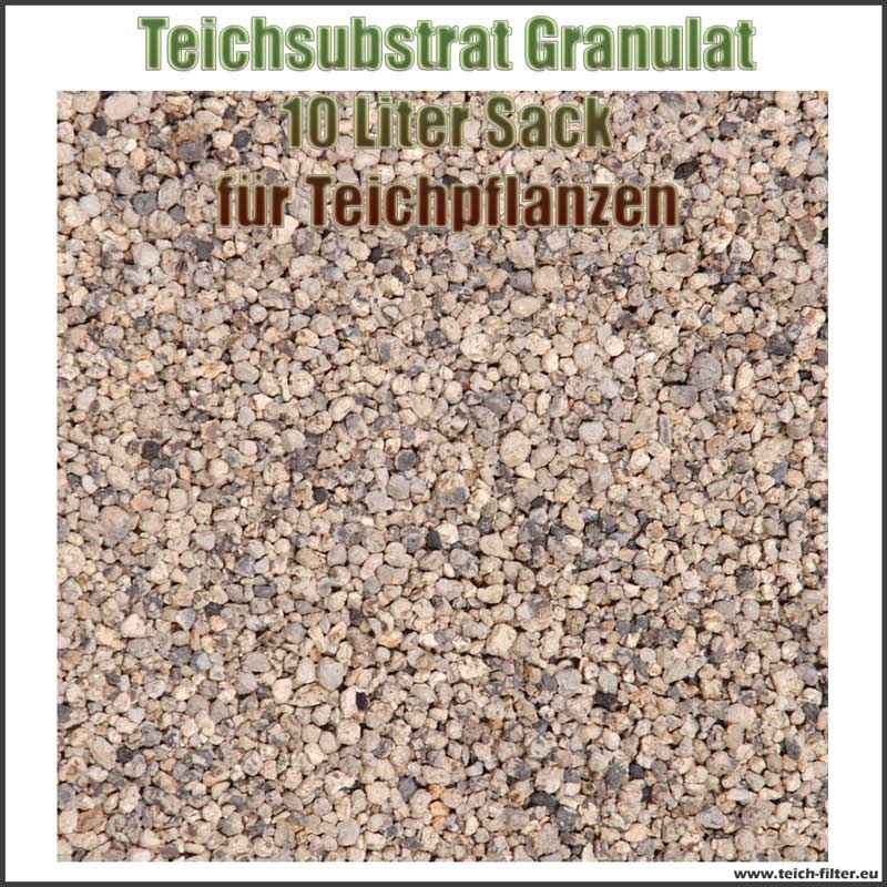 Substrat Granulat 10 Liter Sack für Teichpflanzen im Gartenteich und