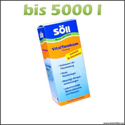 500 ml Söll Vitaltonikum für Teichfilter bis 5000 l Wasser