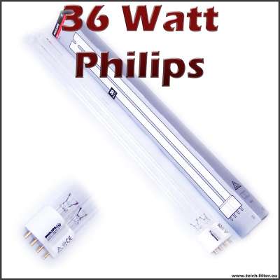 36 Watt UV Lampe Philips für Wasserklärer