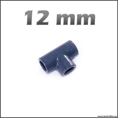 12 mm T-Stück aus PVC