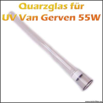 Quarzglas für UV Wasserfilter Van Gerven 55W