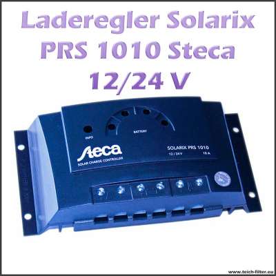 Steca Solar Laderegler Solarix PRS 1010 für 12V bis 24V und 10A an Bleiakkus und AGM Batterien