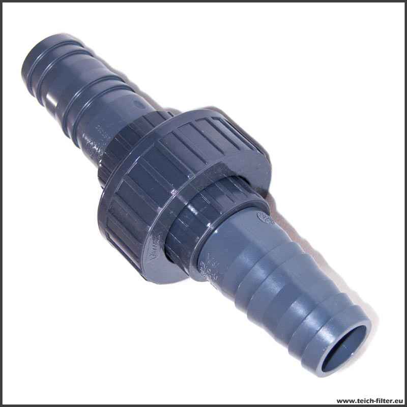 32 mm (1 1/4 Zoll) Schlauchverbinder drehbar PVC Teichfilter