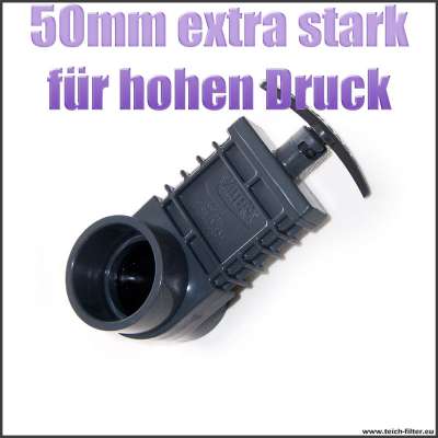 Zugschieber Valterra DN 50 mm extra stark für hohen Druck bis 6,6 Bar