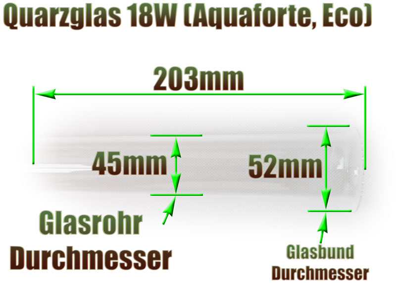 quarzglas-eco-aquaforte-18w-uvc-klaerer-ersatz-abmessung-203mm-laenge-glasrohr